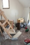 turning this bedroom into a bathroom upstairs